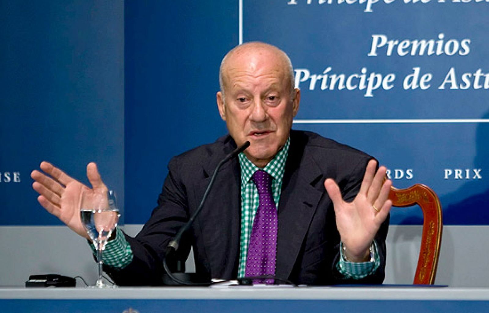 Rueda de prensa del arquitecto Norman Foster, ganador del Príncipe de Asturias de las Artes