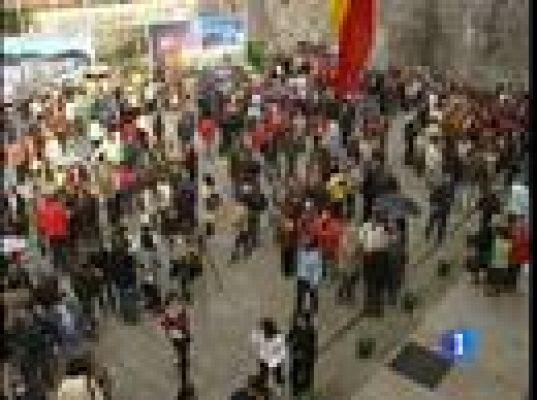 Protestas en Baiona y Bermeo  