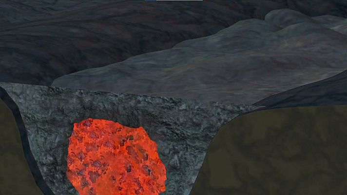 Telediario 1 - Tubo volcánico: el nuevo fenómeno de la erupción de La Palma