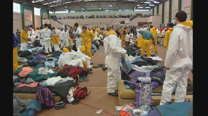 Telexornal - Galicia - Axuda a La Palma dende Corme