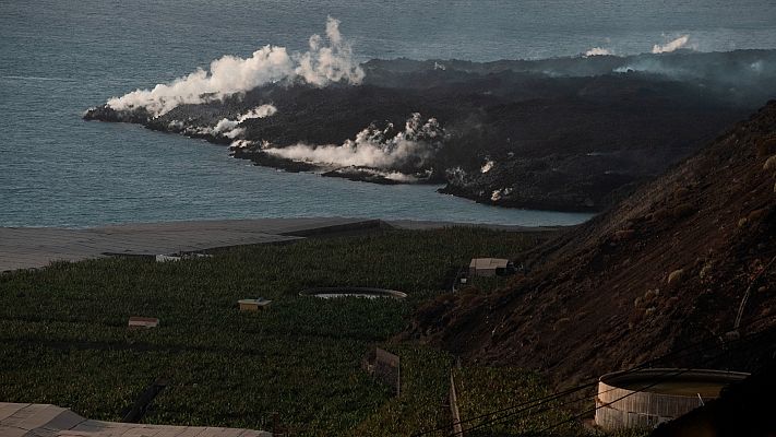 Telediario 1 - El terreno ganado al mar por la erupción de La Palma será de dominio público
