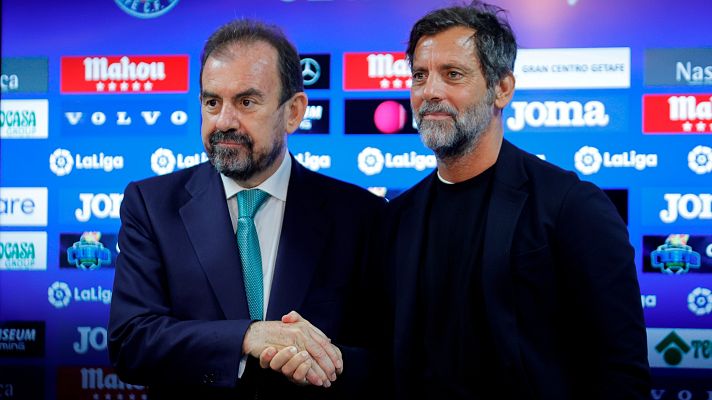 Telediario 1 - Quique Sánchez Flores, nuevo entrenador del Getafe