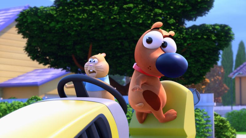 Baboon beasties versus bouncy castles