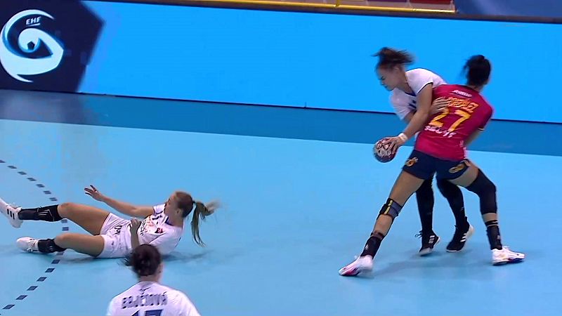 Balonmano - Clasificación Campeonato de Europa Femenino. 1ª jornada: España - Eslovaquia - ver ahora