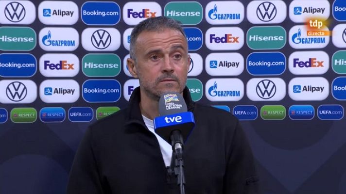 UEFA Nations League - Luis Enrique: "Lo de Gavi no es normal, juega como en el colegio o el patio de su casa"
