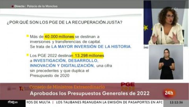 El gasto en dependencia en los Presupuestos aumenta un 23,3% - Ver ahora