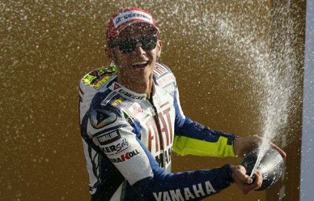 Rossi, campeón de MotoGP en 2008