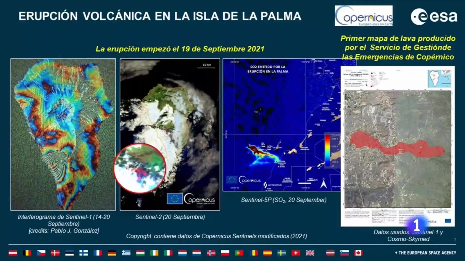 Copernicus, aliado indispensable para monitorizar el volcán