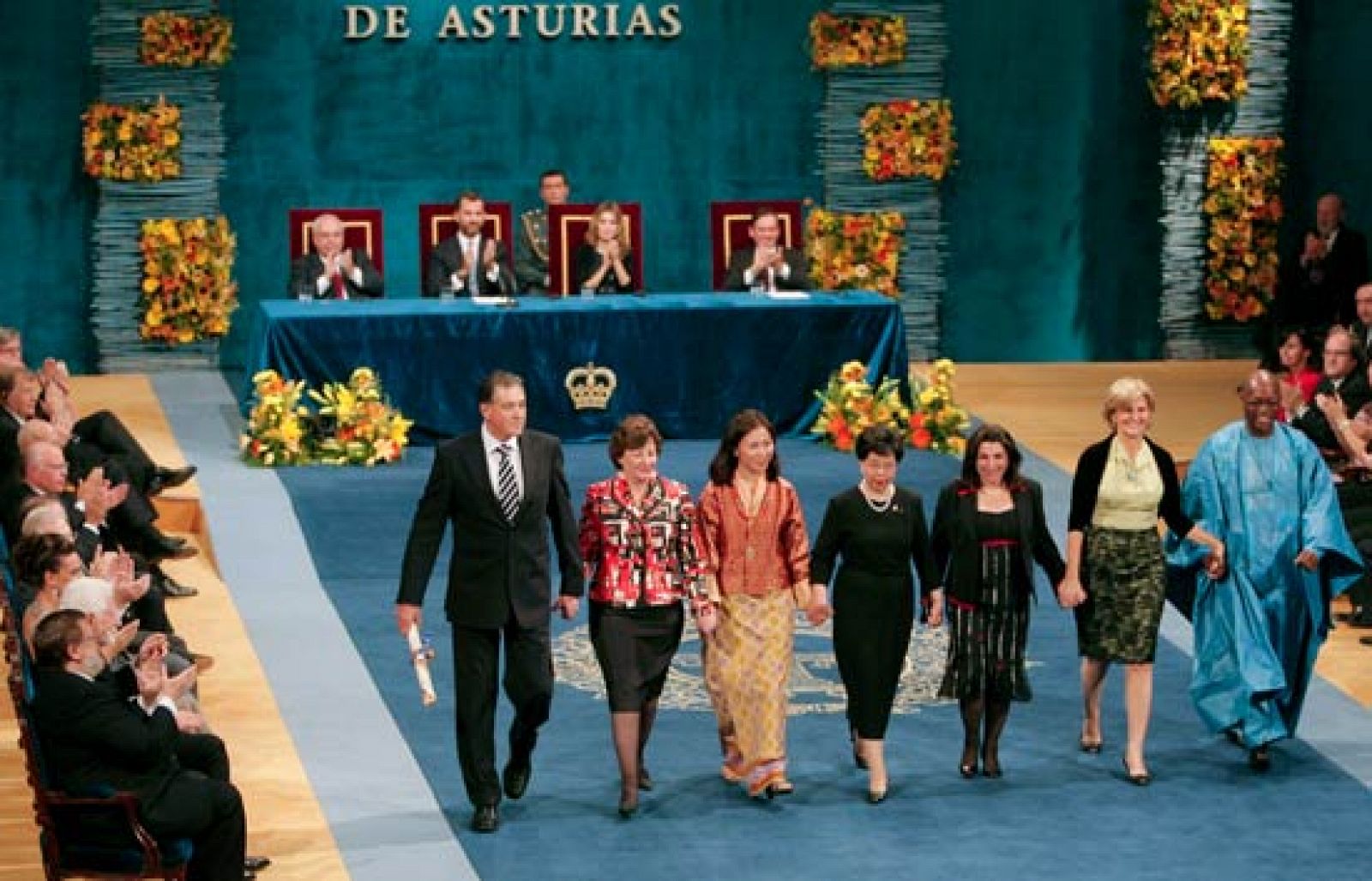 La ceremonia de entrega de los Premios Príncipe de Asturias 2009
