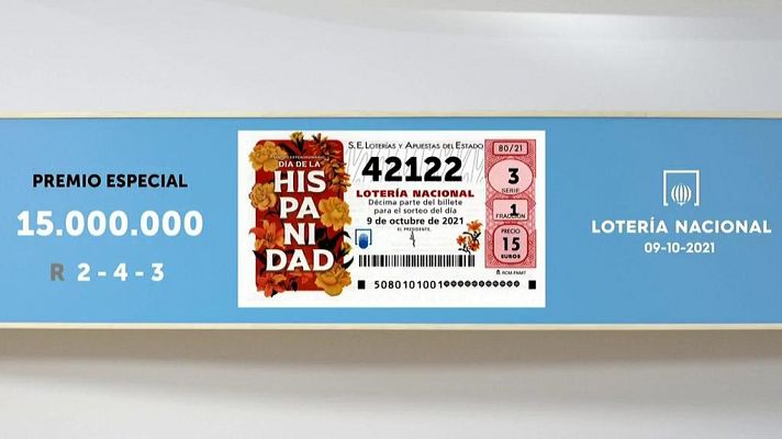 SELAE - Sorteo de la Lotería Nacional del 09/10/2021