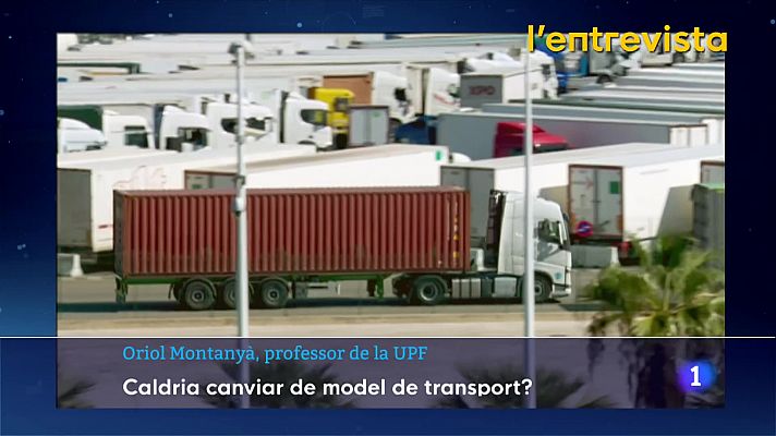 L'Informatiu - La crisi del transport de mercaderies amenaça les compres de Nadal