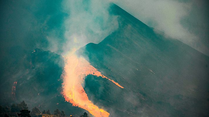 Colapsa el flanco norte del volcán de La Palma