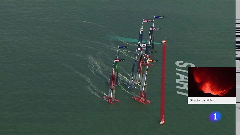 El F50 Victoria gana la segunda carrera del SailGP en Cádiz