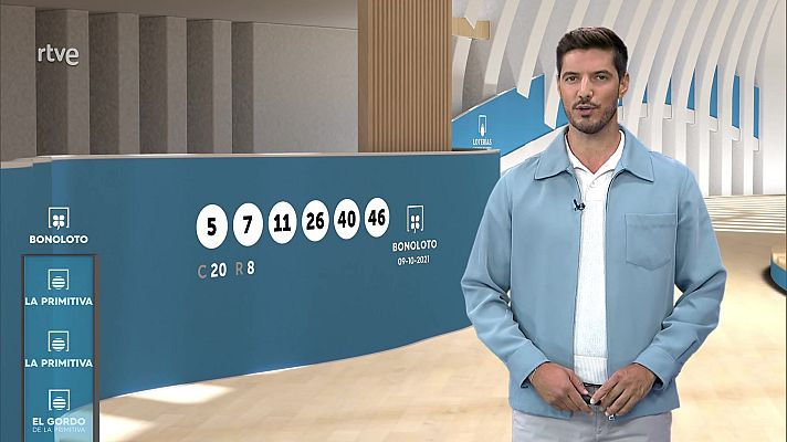 Loterías - Sorteo de la Bonoloto y Primitiva del 09/10/2021