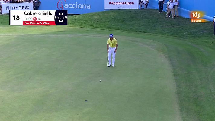 Golf - Cabrera Bello gana el Open de España de golf