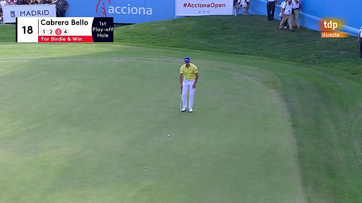 Cabrera Bello gana el Open de España de golf