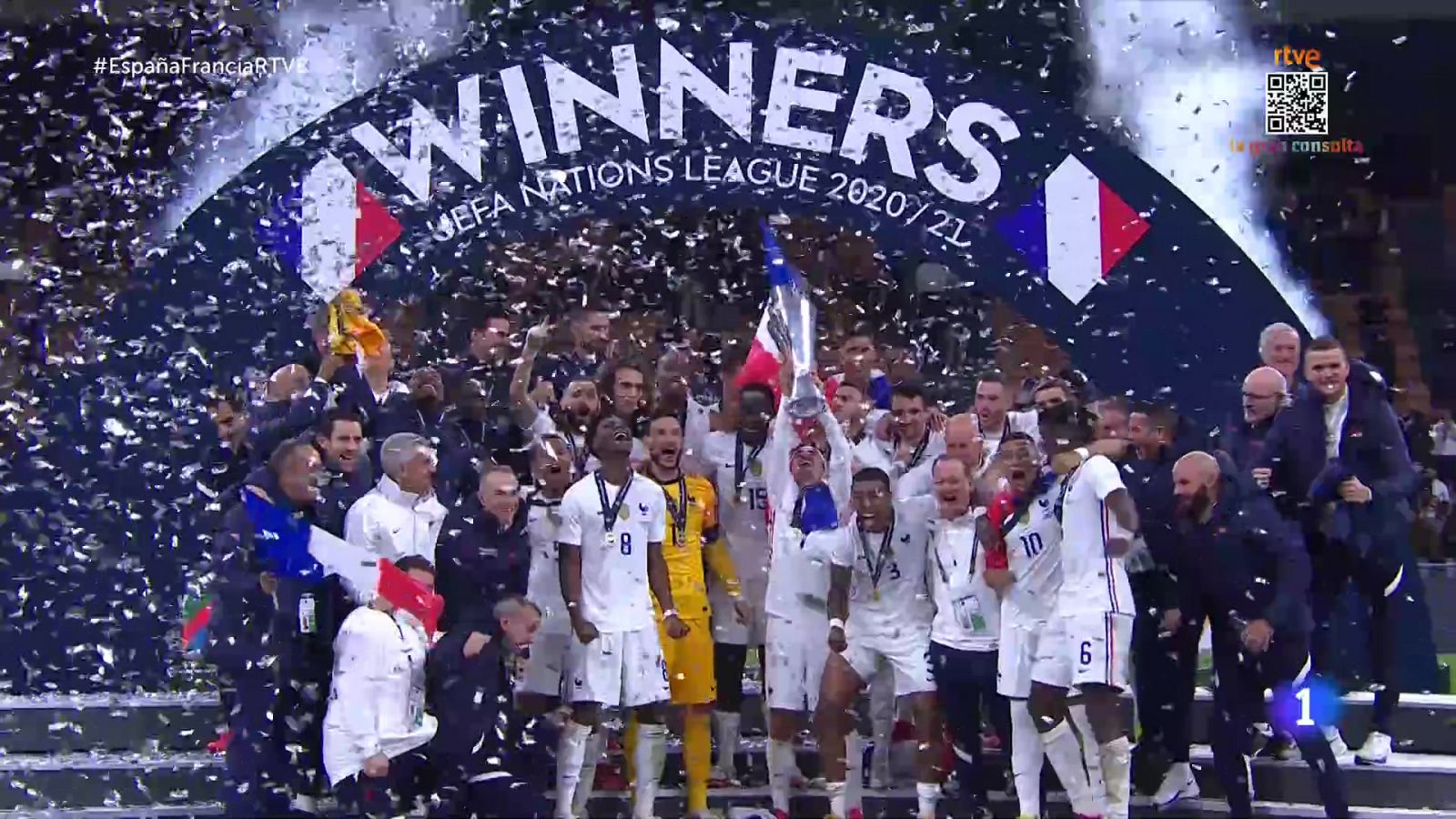 Francia levanta su primera Nations League
