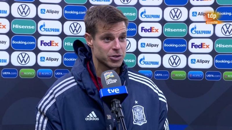 César Azpilicueta: "El árbitro puede ir al monitor y ver que el fuera de juego es claro"