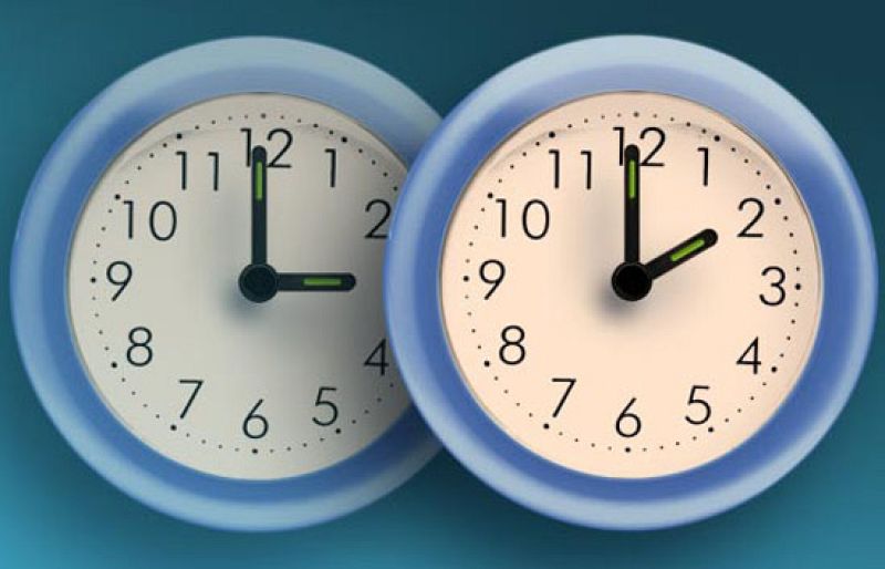 El domingo de madrugada a las 3 serán las 2