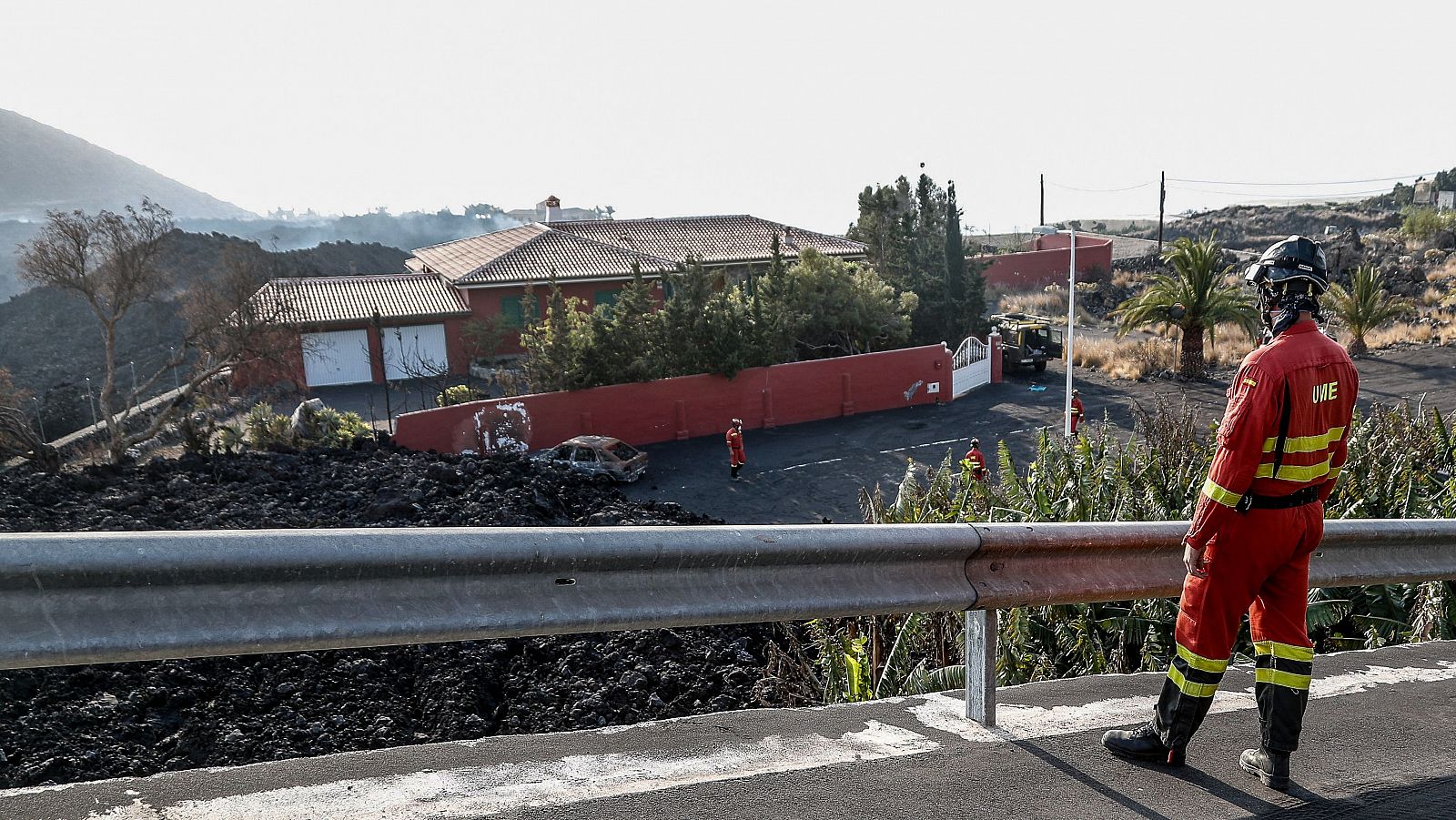 Todoque, a punto de desaparecer por completo bajo la lava