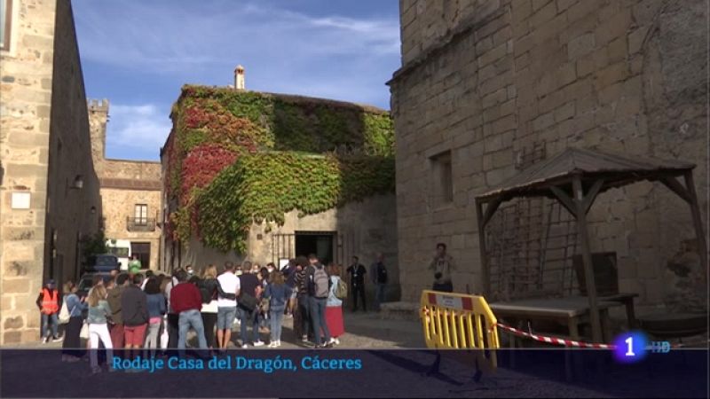 Rodaje de "La casa del Dragón" en Cáceres - 11/10/2021
