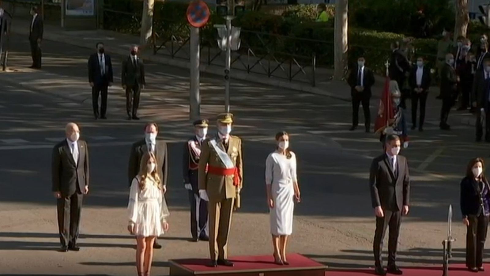 Abucheos a Sánchez y aplausos al rey en la Fiesta Nacional