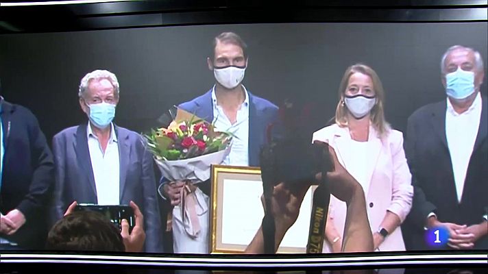 Telediario 1 - Rafa Nadal, hijo adoptivo de Sant Llorenç des Cardassar