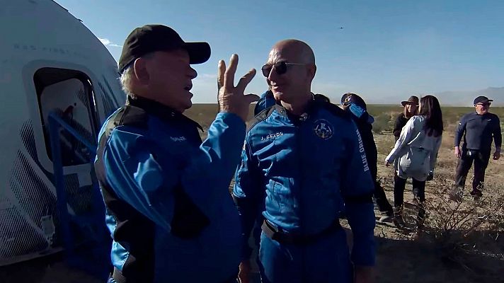 La tarde en 24h - El 'capitán Kirk' de Star Trek, la persona más mayor en viajar al espacio