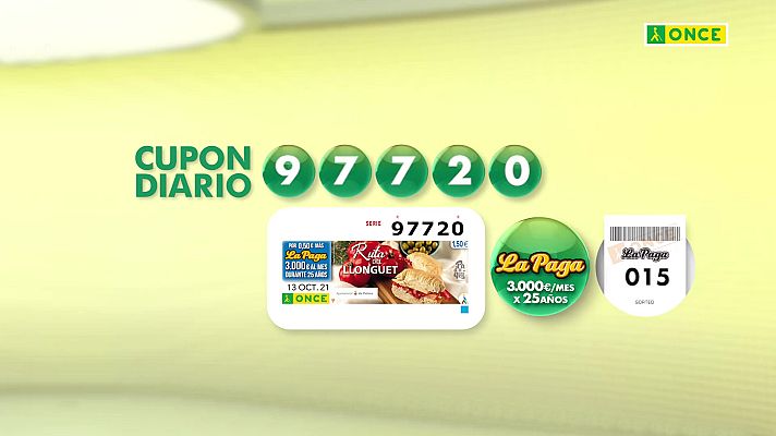 Sorteos ONCE - Resultado del sorteo ONCE.