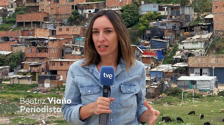 Beatriz Viaño, corresponsal de RTVE en Colombia