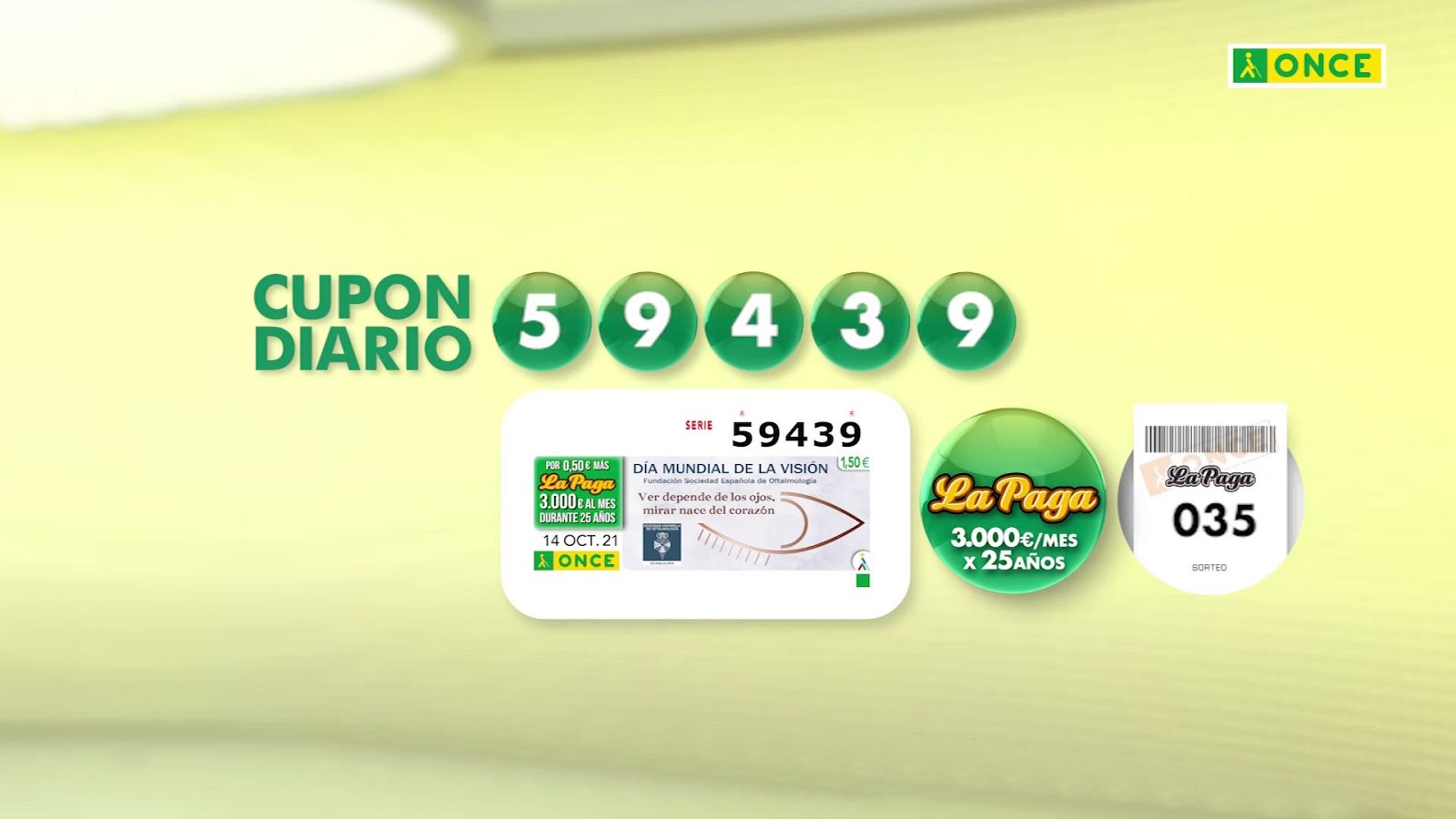 Sorteo ONCE - 14/10/21 - ver ahora