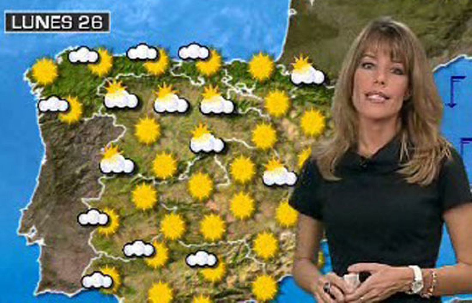 Predominio del cielo despejado o poco nuboso