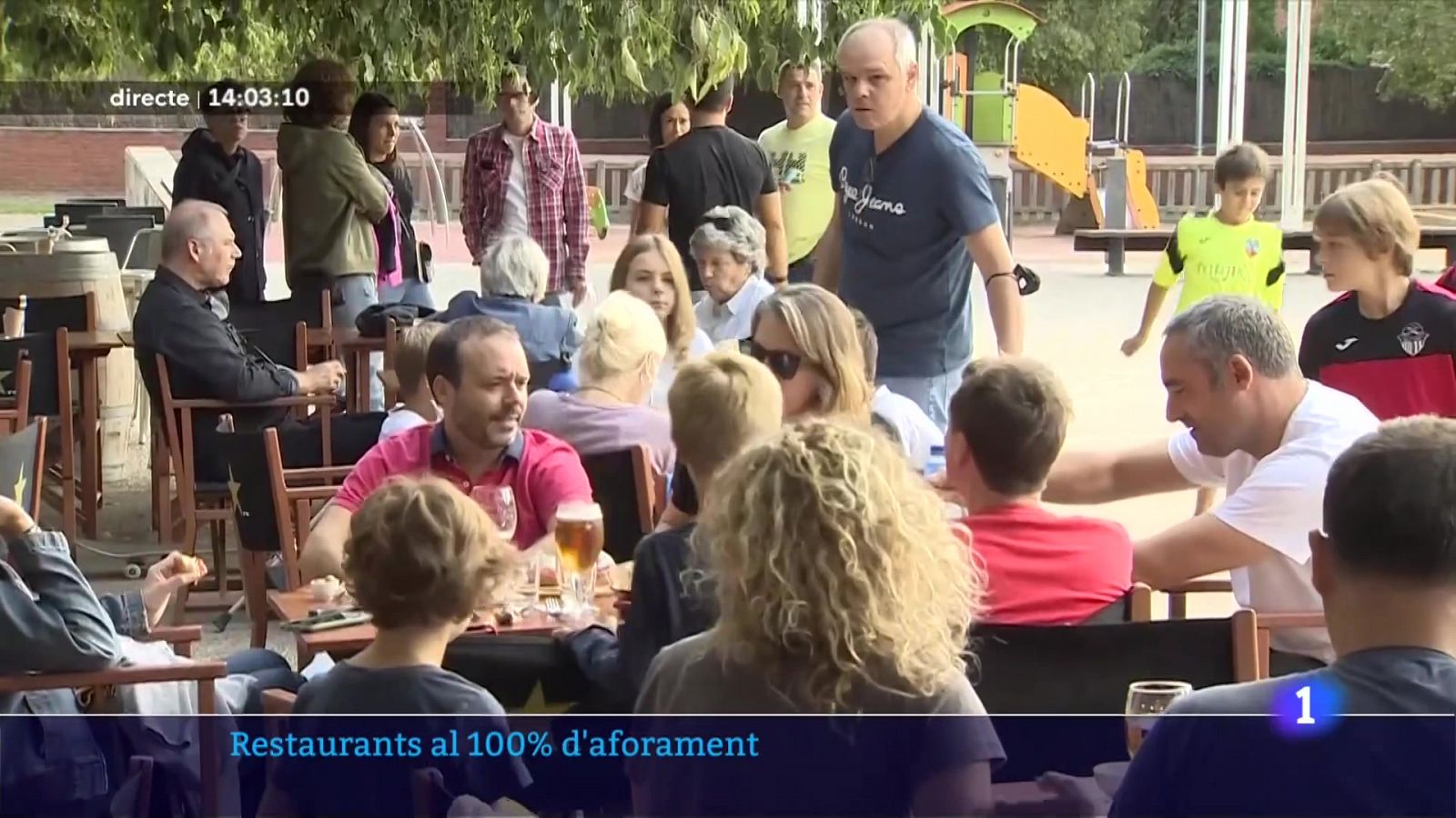 Primer cap de setmana amb bars i restaurants oberts al 100%