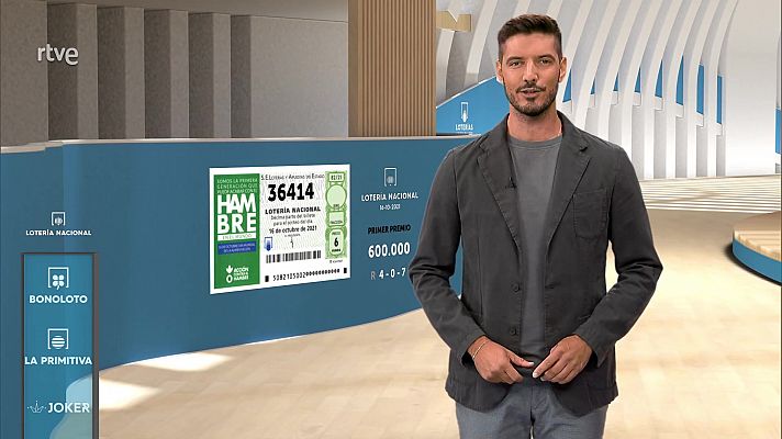Loterías - Sorteo de la Lotería Nacional del 16/10/2021