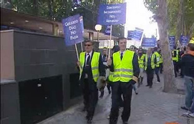  - Manifestación en Air Comet