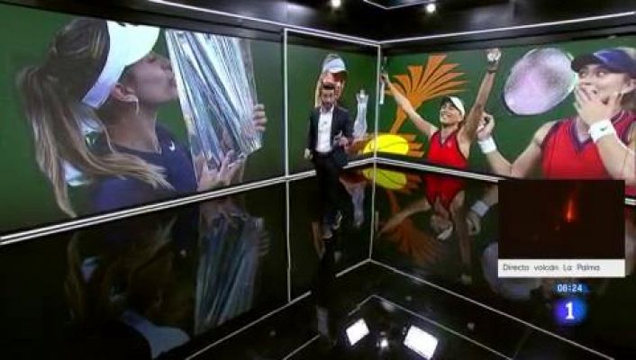 Telediario Matinal - Paula Badosa hace realidad su sueño en Indian Wells
