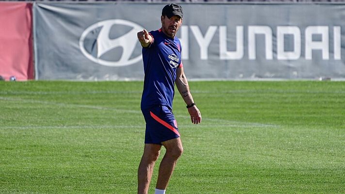 Telediario 1 - Simeone: "El partido anterior contra el Liverpool en casa lo empezamos a ganar antes de entrar al estadio"