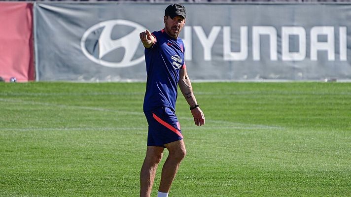 Telediario 1 - Simeone: "El partido anterior contra el Liverpool en casa lo empezamos a ganar antes de entrar al estadio"