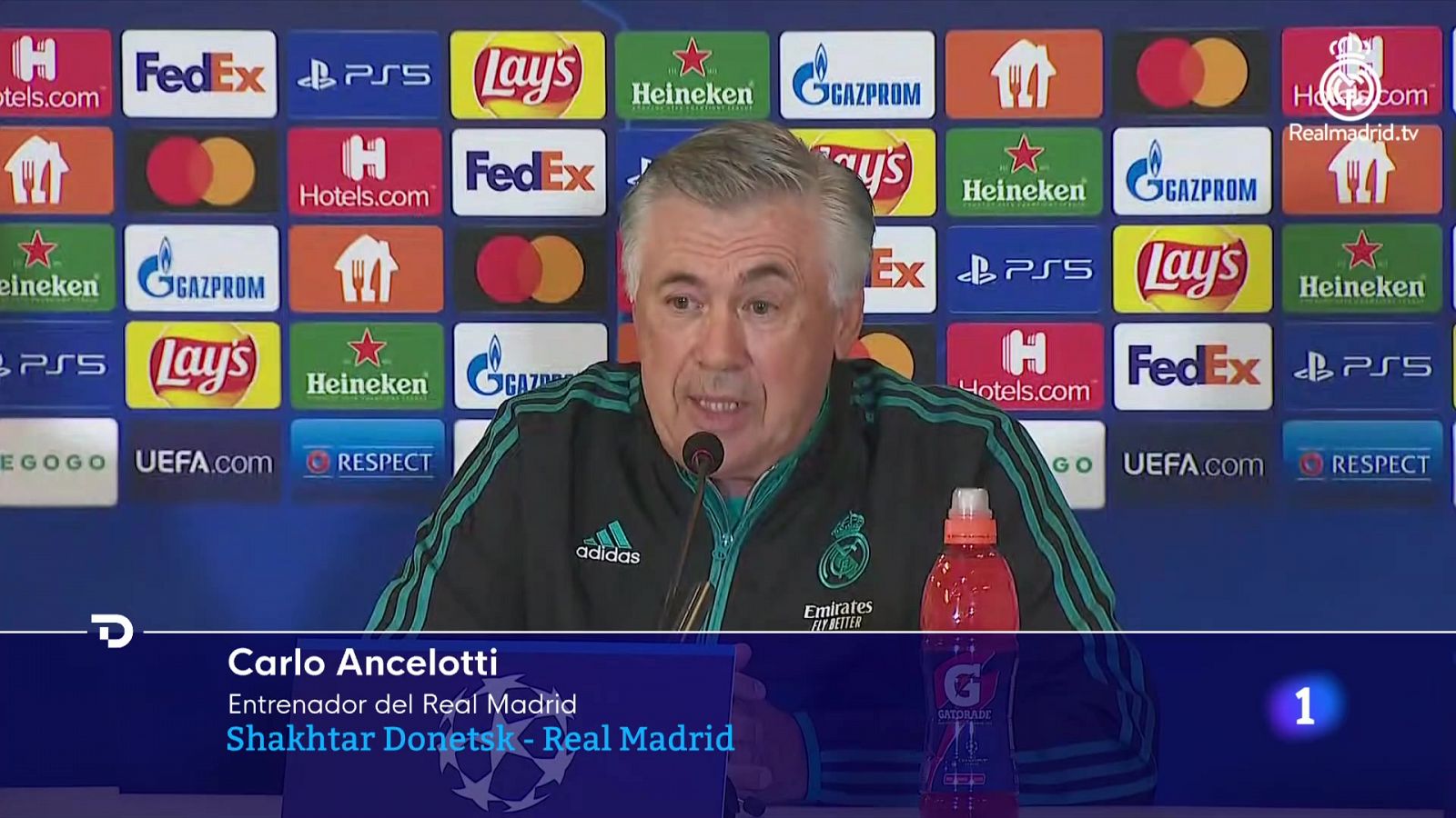 Ancelotti: "Este equipo tiene que jugar con un 4-3-3"