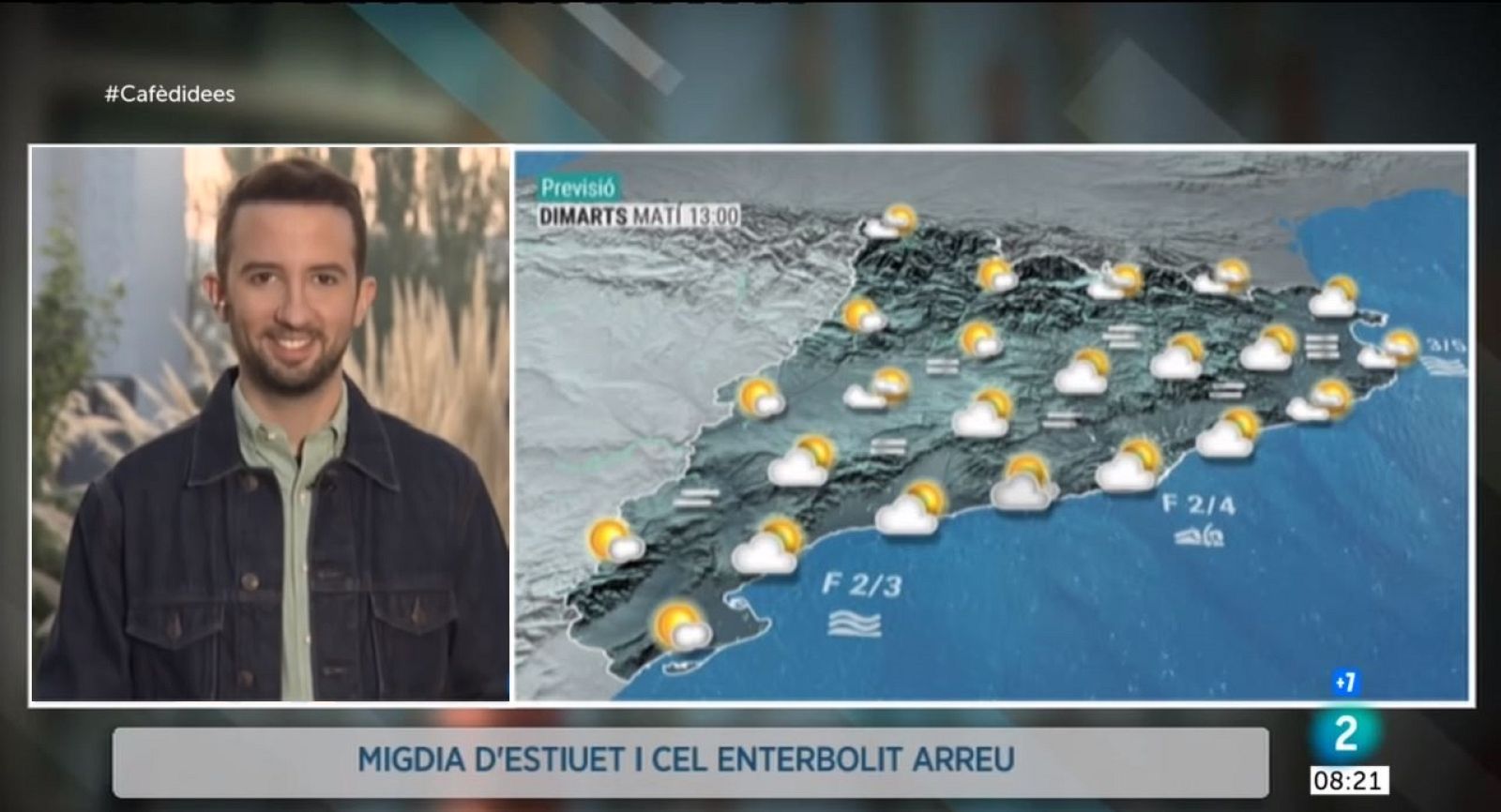 El Temps (19/10/2021) - Dimarts amb suavitat o caloreta i cel enterbolit de núvols