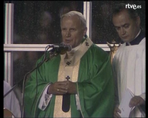 Joan Pau II al Camp Nou