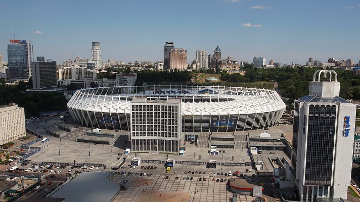 Telediario 1 - El estadio olímpico de Kiev, la 'casa' del Shakhtar Donetsk