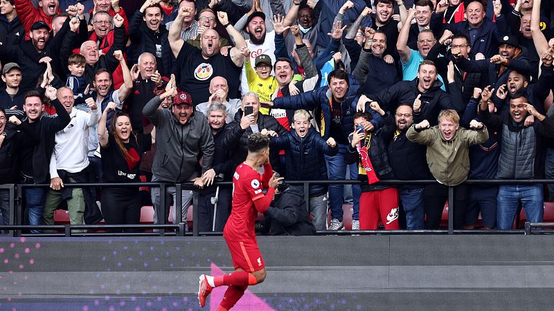 La afición del Liverpool desembarca en Madrid