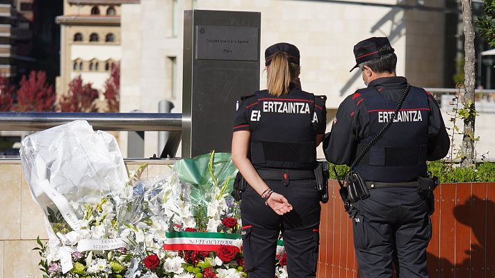 Telediario 2 - La memoria de los ertzainas durante el terrorismo de ETA: "Hemos visto demasiada violencia"