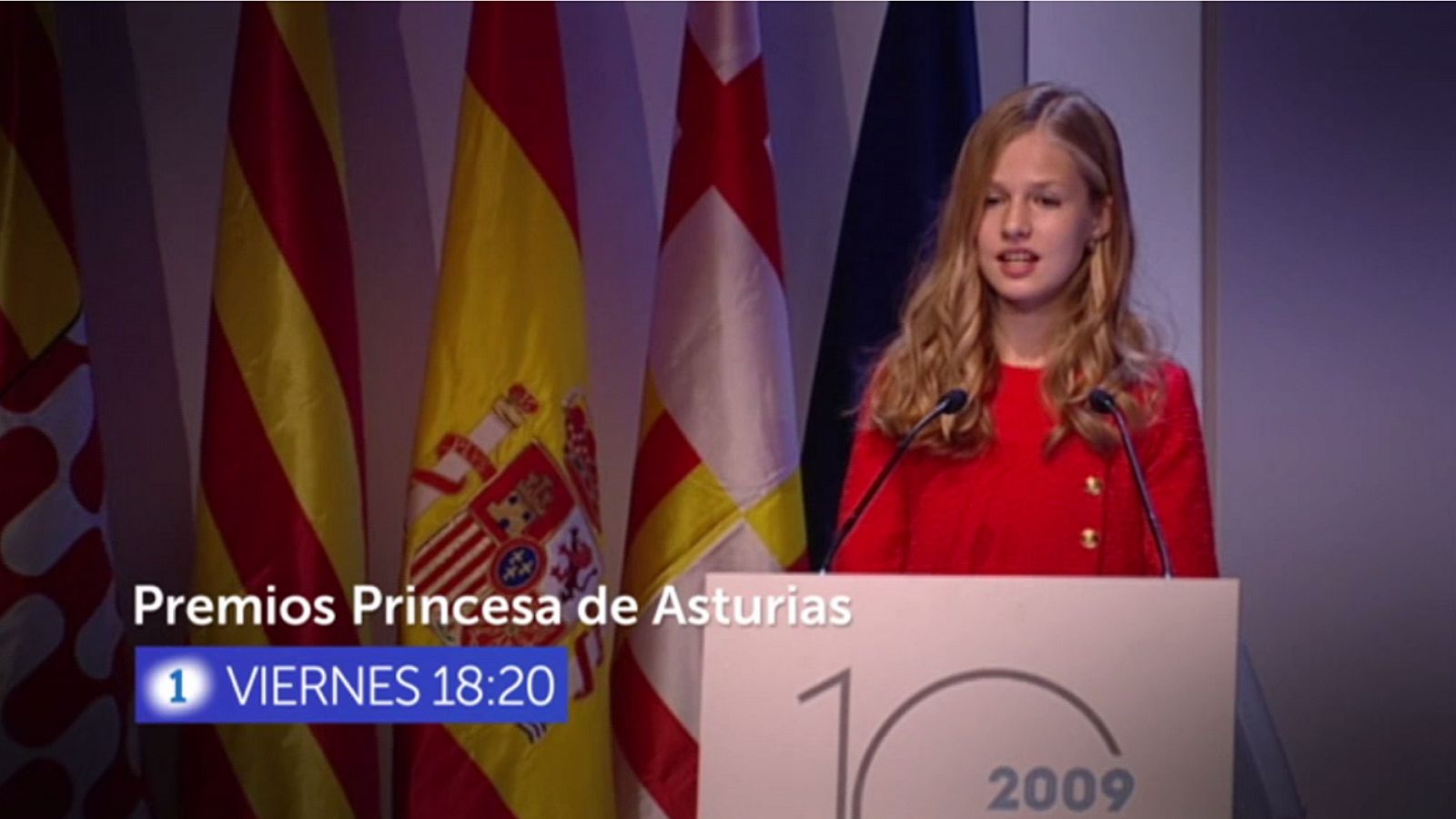 Promo de La 1 sobre los Premios Princesa de Asturias