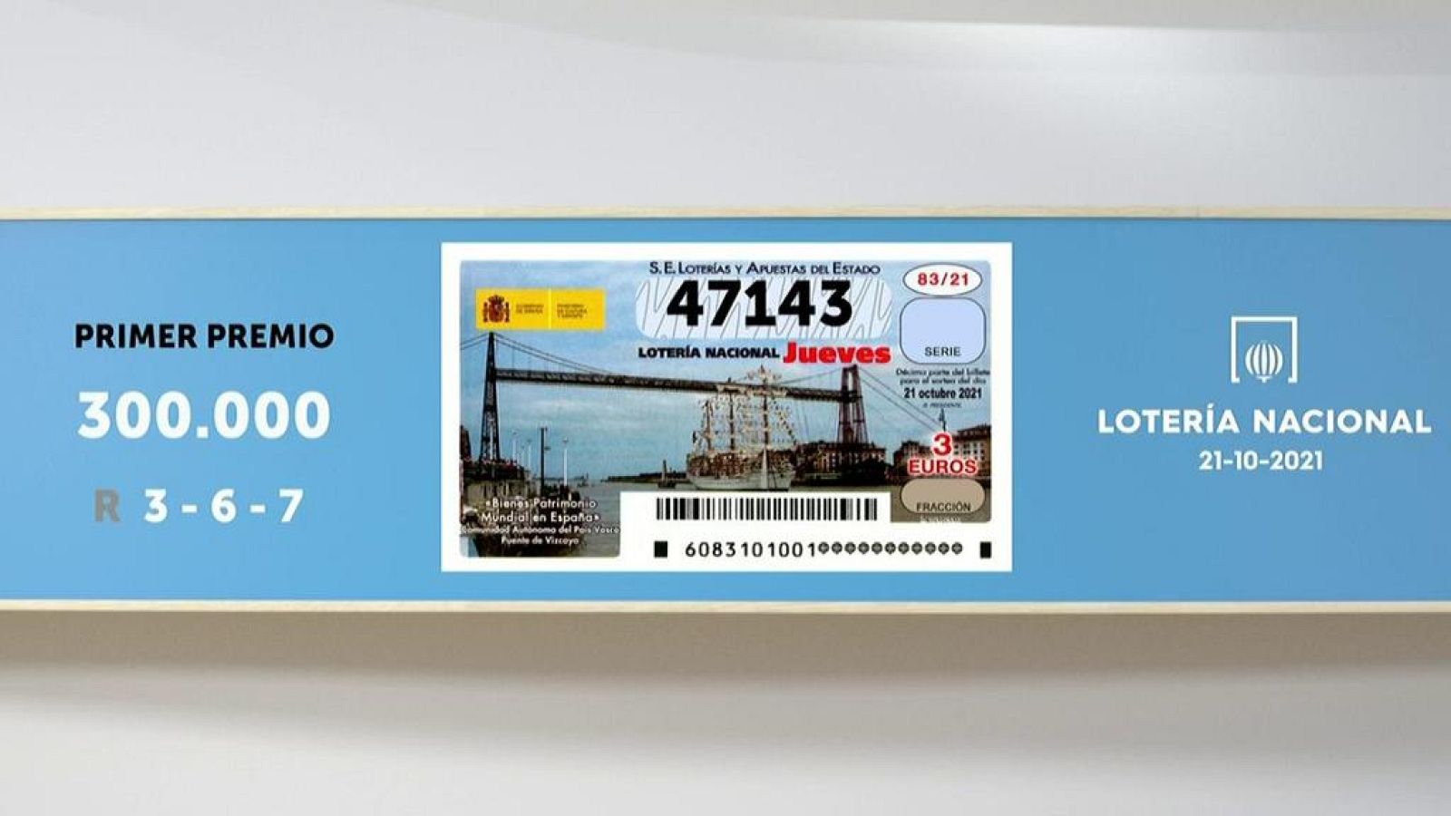 Sorteo de la Lotería Nacional del 21/10/2021 - Ver ahora