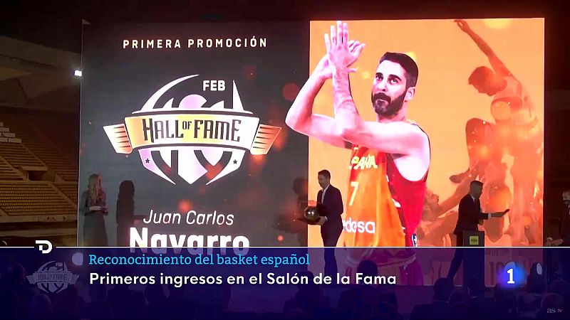 El Salón de la Fama del baloncesto español acoge a sus primeros miembros: Navarro, Valdemoro, Sabonis... -- Ver ahora