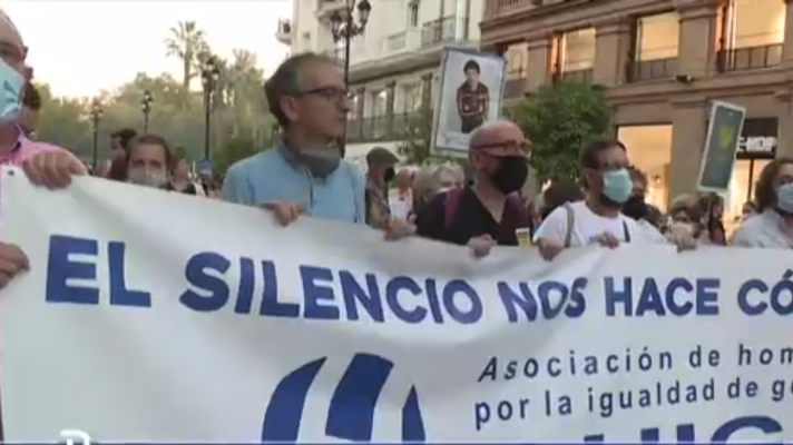 Hombres por la Igualdad se manifiestan en Sevilla contra las violencias machistas