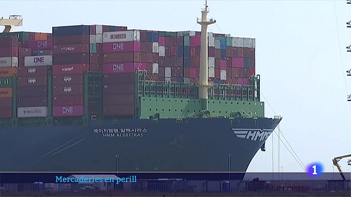 L'Informatiu - La crisi del transport marítim podría afectar a l'abastiment del Nadal