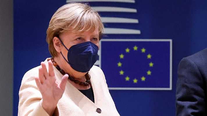 Telediario 1 - Los Veintisiete despiden a Angela Merkel en el Consejo Europeo